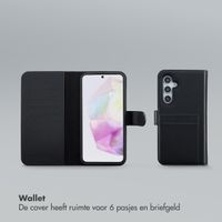 Selencia Olyn Uitneembare Bookcase met MagSafe Samsung Galaxy A35 / A55 - Zwart