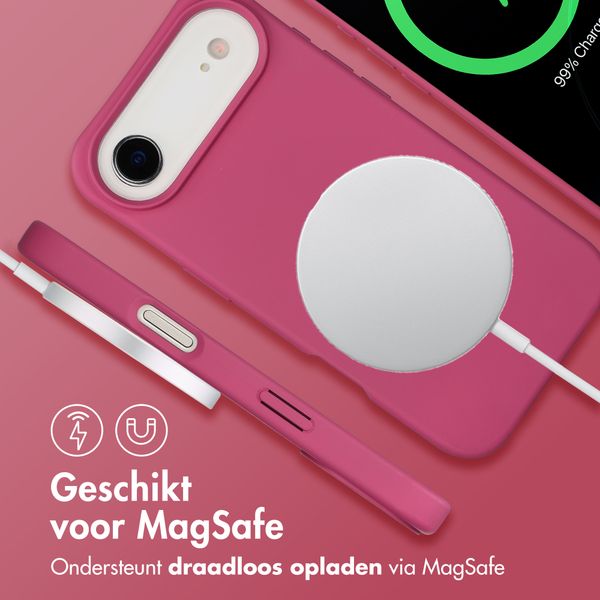 imoshion Color Backcover met afneembaar koord met MagSafe Apple iPhone Air - Raspberry