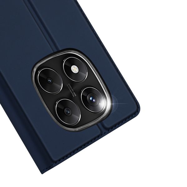 Dux Ducis Slim Softcase Bookcase Xiaomi Redmi Note 14 Pro (4G) - Donkerblauw
