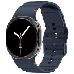 imoshion Wave Silicone Band Samsung Galaxy Watch 9 (40/44mm) / Watch 8 (40/44mm) / Classic (46mm) - Dark Blue