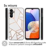 imoshion Design hoesje Samsung Galaxy A14 (5G/4G) - White Graphic
