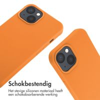 imoshion Siliconen hoesje met koord iPhone 14 - Oranje