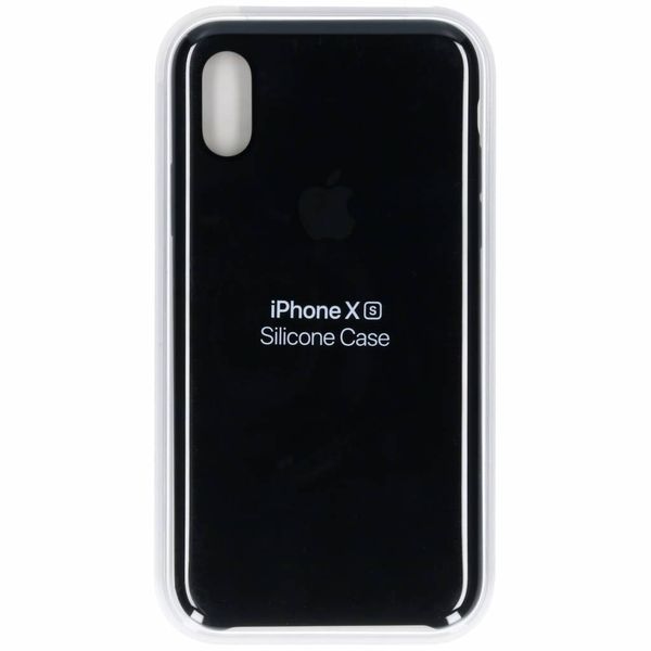 Apple Silicone Backcover Apple iPhone Xs / X - Black