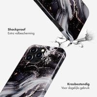 Selencia Vivid Backcover met MagSafe Apple iPhone 16 Pro Max - Chic Marble Black