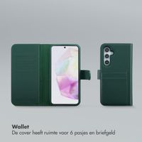 Selencia Olyn Uitneembare Bookcase met MagSafe Samsung Galaxy A35 / A55 - Groen