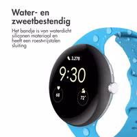 imoshion Siliconen⁺ bandje Google Pixel Watch 3 / 4 (45 mm) - Maat S - Blauw