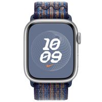 Apple Nike Sport Loop Band Apple Watch Series 1 t/m 9 / SE (38/40/41 mm) | Series 10 (42 mm) - Game Royal/Orange