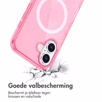 imoshion Sparkle Backcover met MagSafe Apple iPhone 16 - Glitter Roze