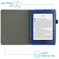 imoshion Vegan Leather Bookcase Amazon Kindle Paperwhite 4 - Donkerblauw