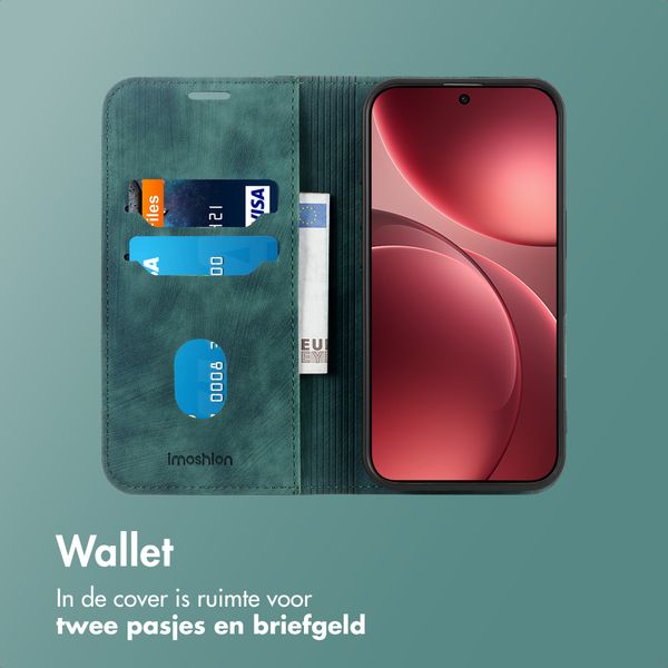 imoshion Slim Bookcase Oppo Find X9 - Groen