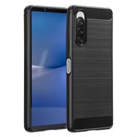 imoshion Brushed Backcover Sony Xperia 10 V - Zwart