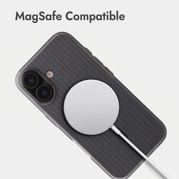 Accezz Lite Case with MagSafe | Fluted | Apple iPhone 16 - Grey