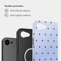 Selencia Vivid Back Cover with MagSafe Apple iPhone 17e / 16e - Happy Dots Digital Sky
