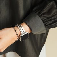 Selencia Slim Steel schakelbandje Apple Watch | 38/40/41/42 mm - Sterrenlicht