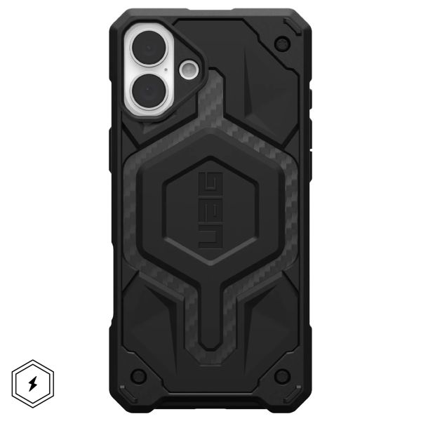 UAG Monarch Backcover iPhone 16 Plus - Carbon Fiber