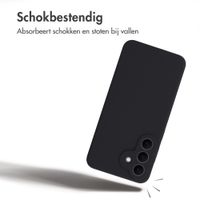 Accezz Liquid Silicone Backcover met MagSafe Samsung Galaxy S26 FE - Zwart
