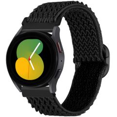 imoshion Elastisch nylon bandje Samsung Galaxy Watch 5 (40 mm) - Zwart