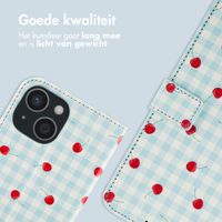 imoshion Design Bookcase Apple iPhone 13 - Cherry Check