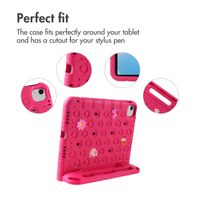 imoshion Kidsproof Tablet Case with Detachable Dolls Apple iPad 11 (2025) 11 inch A16 / iPad 10 (2022) 10.9 inch - Pink