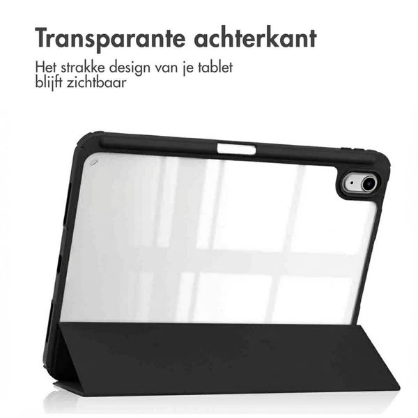 imoshion Trifold Hardcase Bookcase Apple iPad 11 (2025) 11 inch A16 / iPad 10 (2022) 10.9 inch - Zwart