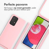 imoshion Siliconen hoesje met koord Samsung Galaxy A53 - Roze