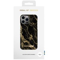 iDeal of Sweden Fashion Backcover iPhone 13 Pro Max - Golden Smoke Marble