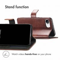 imoshion Luxury Bookcase Apple iPhone 17e / 16e - Dark Brown