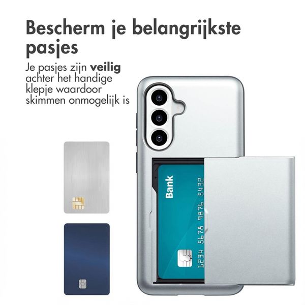 imoshion Backcover met pasjeshouder Samsung Galaxy A36 / A56 - Grijs