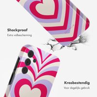 Selencia Vivid Backcover Samsung Galaxy A15 (5G) - Double Hearts Rubine Red Lilac