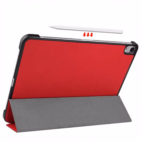 imoshion Trifold Bookcase Apple iPad Air 11 inch (2026) M4 / (2025) M3 / (2024) M2 / Air 5 (2022) / Air 4 (2020) - Rood