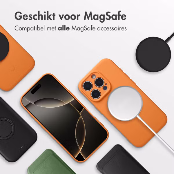 imoshion Color Backcover met MagSafe Apple iPhone 16 Pro - Neon Orange