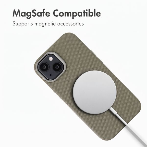 Accezz Mesh Back Cover with MagSafe Apple iPhone 15 - Dark Grey