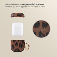 Selencia Sabi Case Apple AirPods 1 / 2 - Panterprint - Mocha Brown