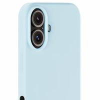 Holdit Silicone Case iPhone 16 - Mineral Blue