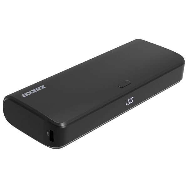 Accezz Omega Series - Powerbank - 20.000 mAh - USB-A & USB-C - Power Delivery - 35 Watt - Zwart