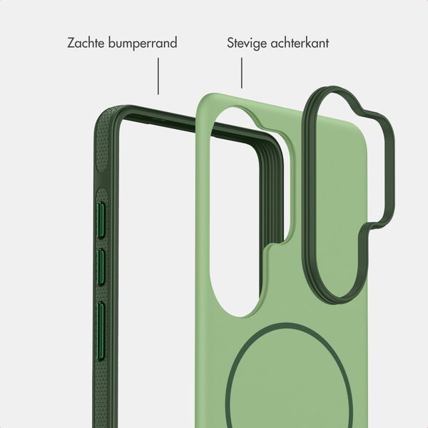 imoshion Color Backcover met Thin MagSafe Ring Samsung Galaxy S26 Ultra - Donkergroen