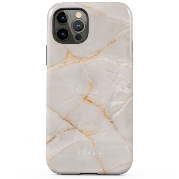 Burga Tough Backcover iPhone 12 (Pro) - Vanilla Sand