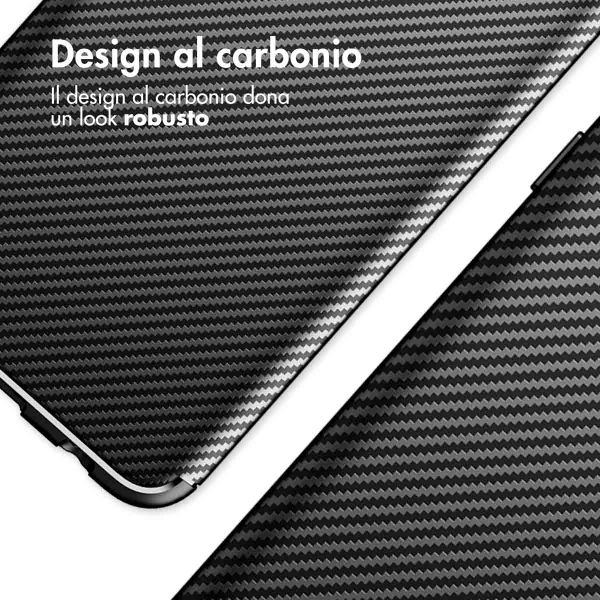 imoshion Carbon Softcase Backcover Apple iPhone 14 Pro Max - Zwart