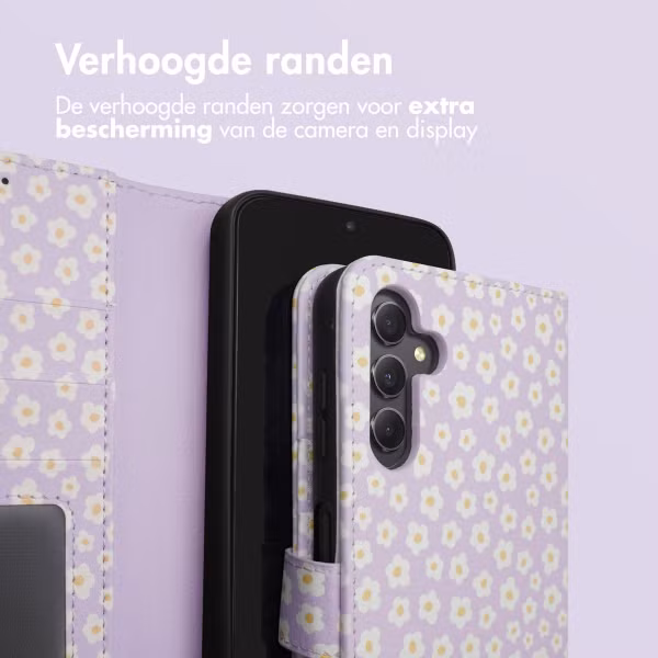 imoshion Design Bookcase Samsung Galaxy A34 (5G) - White Daisy