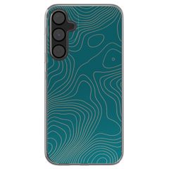 imoshion  Design hoesje Samsung Galaxy A55 - Topo Turquoise