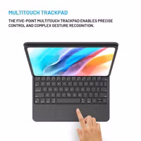 Fixed Typee QWERTY keyboard case Apple iPad 11 (2025) 11 inch A16 / iPad 10 (2022) 10.9 inch - Zwart