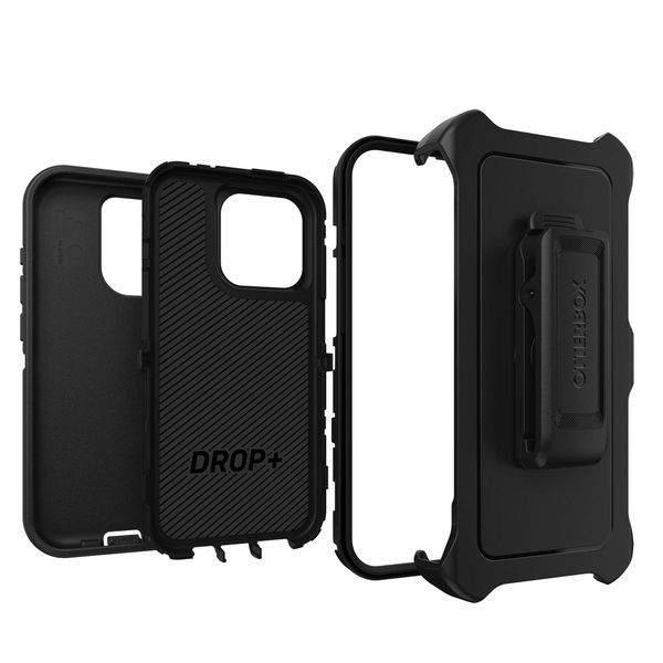 OtterBox Defender Rugged Backcover iPhone 15 Pro - Zwart