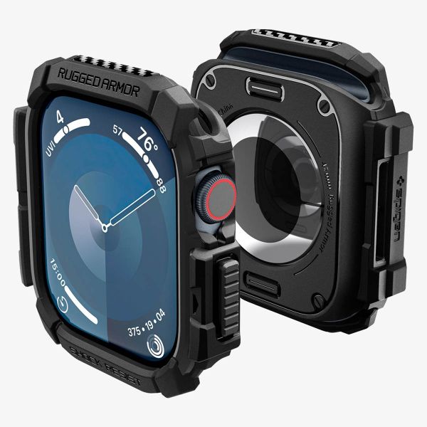 Spigen Rugged Armor™ Case Apple Watch Series 10 - 42 mm - Matte Black