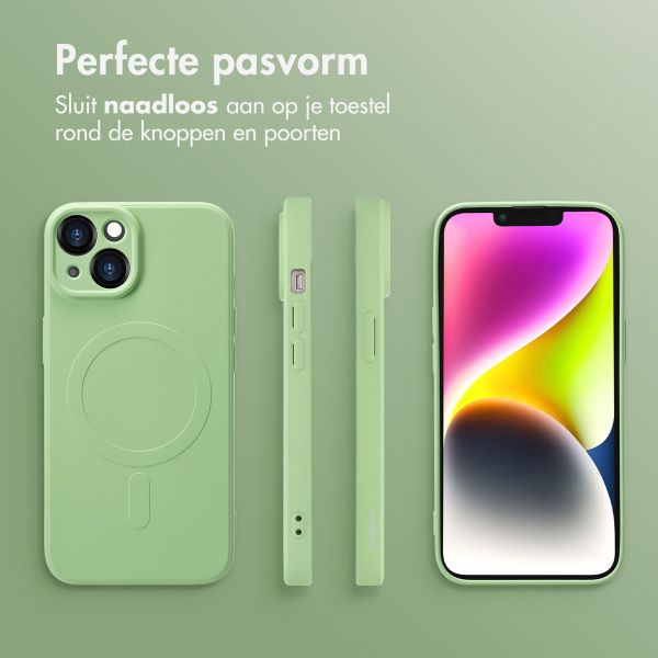 imoshion Color Backcover met MagSafe iPhone 14 - Groen