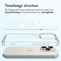 Accezz Xtreme Impact Backcover met MagSafe Apple iPhone 15 Pro - Transparant