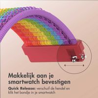 imoshion Nylon bandje klittenband - Universeel 22 mm aansluiting - Rainbow