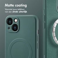 imoshion Color Backcover met MagSafe Apple iPhone 13 - Donkergroen