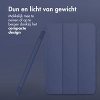 Accezz Smart Silicone Bookcase Apple iPad Air 11 inch (2025) M3 / (2024) M2 / Air 5 (2022) / Air 4 (2020) - Donkerblauw
