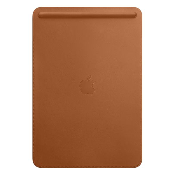 Apple Leather Sleeve iPad 9 (2021) 10.2 inch / 8 (2020) 10.2 inch / 7 (2019) 10.2 inch / Pro 10.5 (2017) / Air 3 (2019) - Saddle Brown