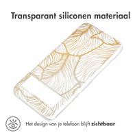 imoshion Design hoesje Google Pixel 8 - Golden Leaves Transparant